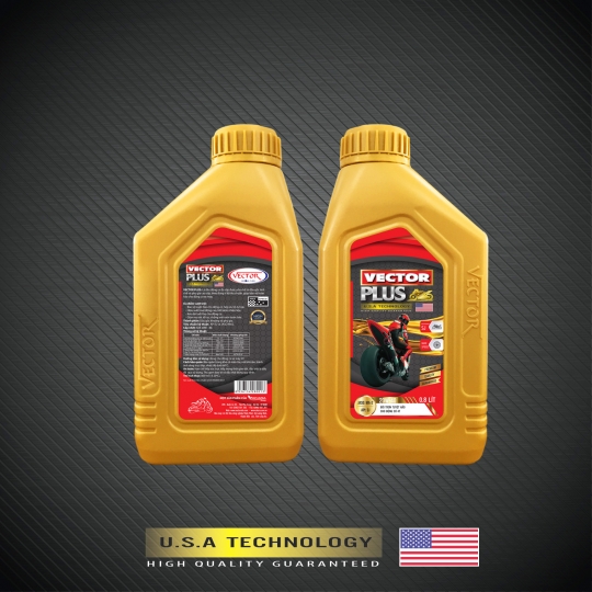 DẦU ĐỘNG CƠ XE GẮN MÁY VECTOR PLUS 4T, API: SJ, JASO: MA-2, 15W-40