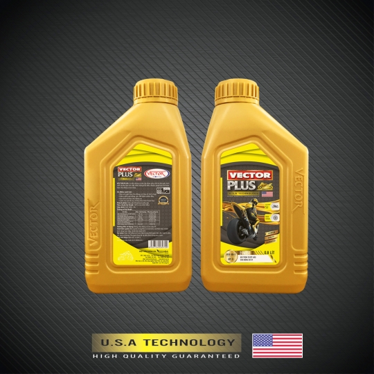 DẦU NHỚT ĐỘNG CƠ XE GẮN MÁY VECTOR PLUS 4T, API: SJ, JASO: MA-2, 20W-50