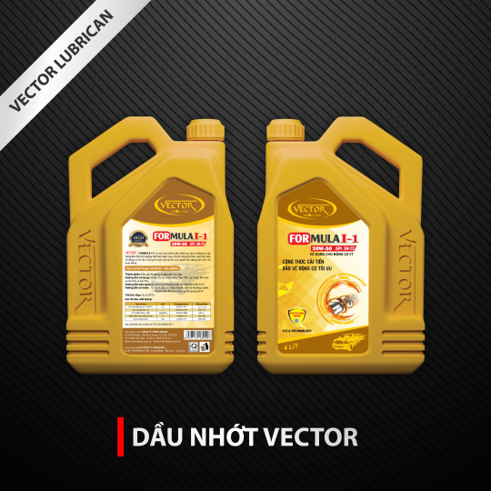 DẦU ĐỘNG CƠ VECTOR FORMULA I-1 SN/CF, 10W-40/ 20W-50