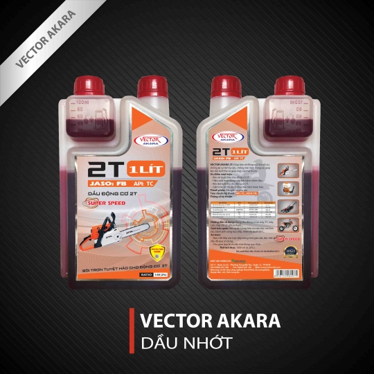 DẦU ĐỘNG CƠ 2 THÌ VECTOR 2T, API: TC, JASO: FB